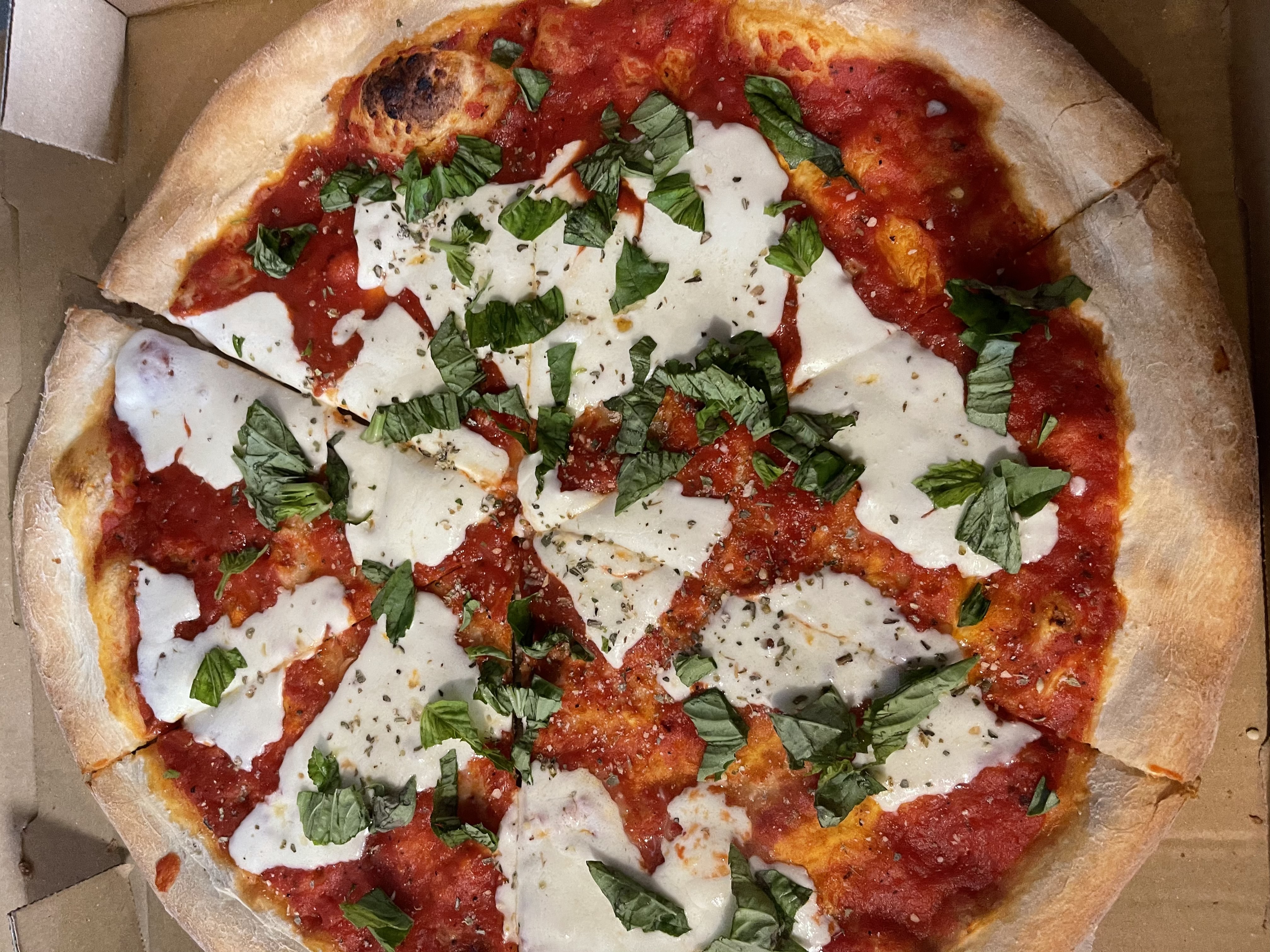 Order Margherita Pizza food online from Two Cousins Pizza and Italian Restaurant store, Lancaster on bringmethat.com