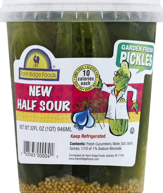 Order Farm Ridge Foods · Kosher Half Sour Pickles (32 oz) food online from Winn-Dixie store, Pinson on bringmethat.com