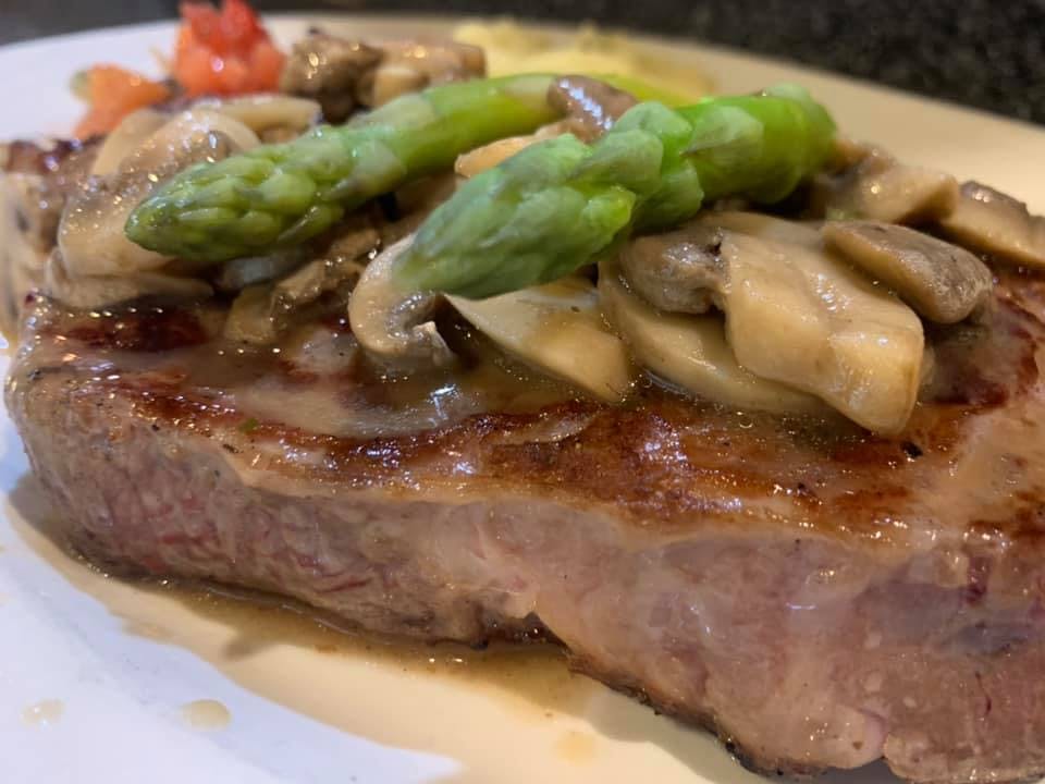 Order Veal Marsala - Entree food online from Fountain Side Seafood Grill store, Horsham on bringmethat.com