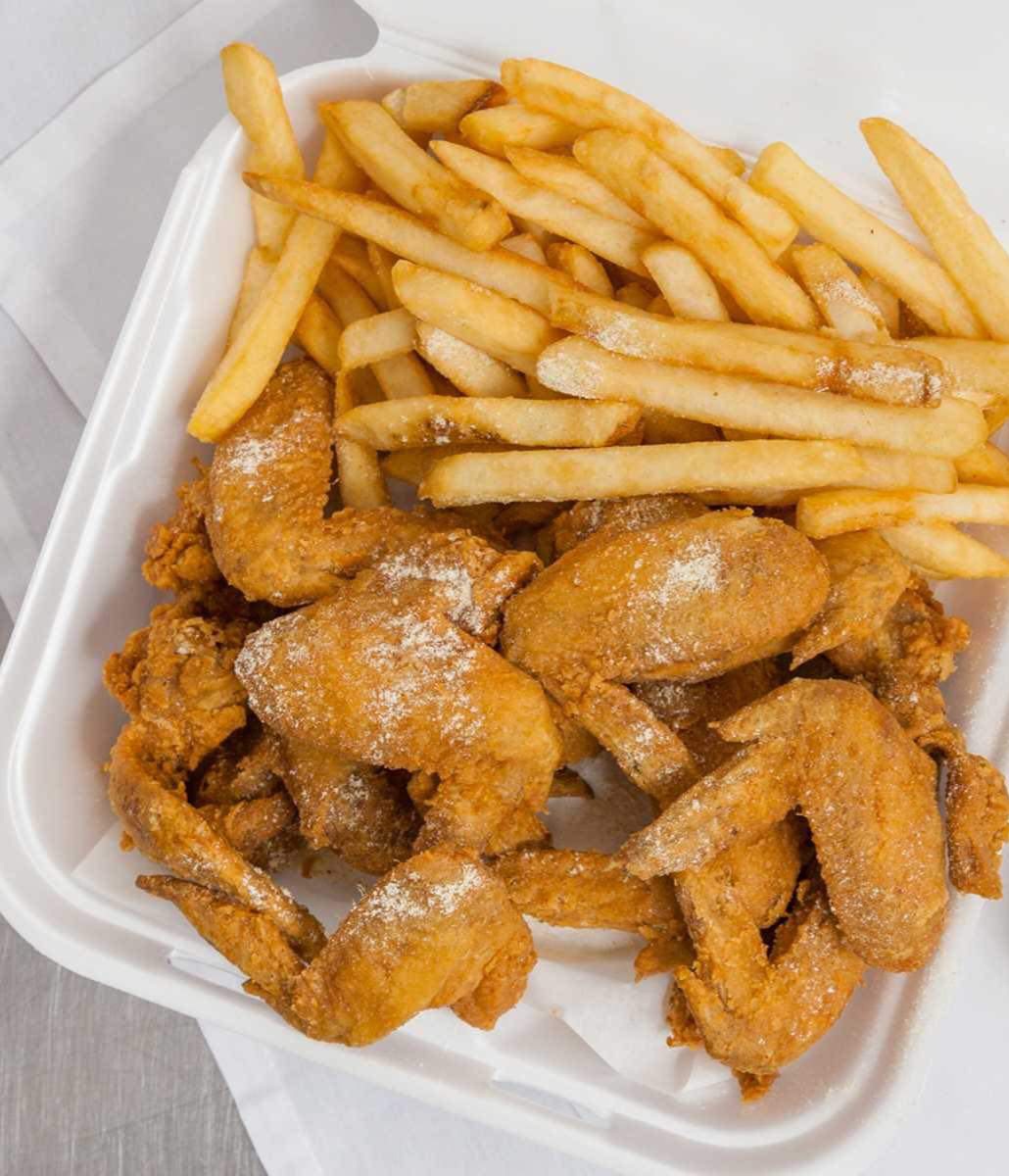 Order 6 Piece Chicken Wings food online from Hawaiian Grill store, Saint Louis on bringmethat.com