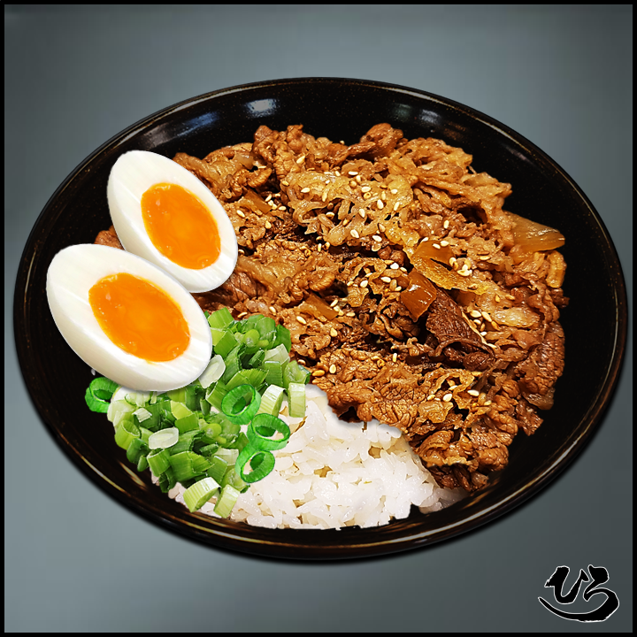 Order D2. Niku (Beef) Bowl food online from Hiro Ramen store, Buena Park on bringmethat.com