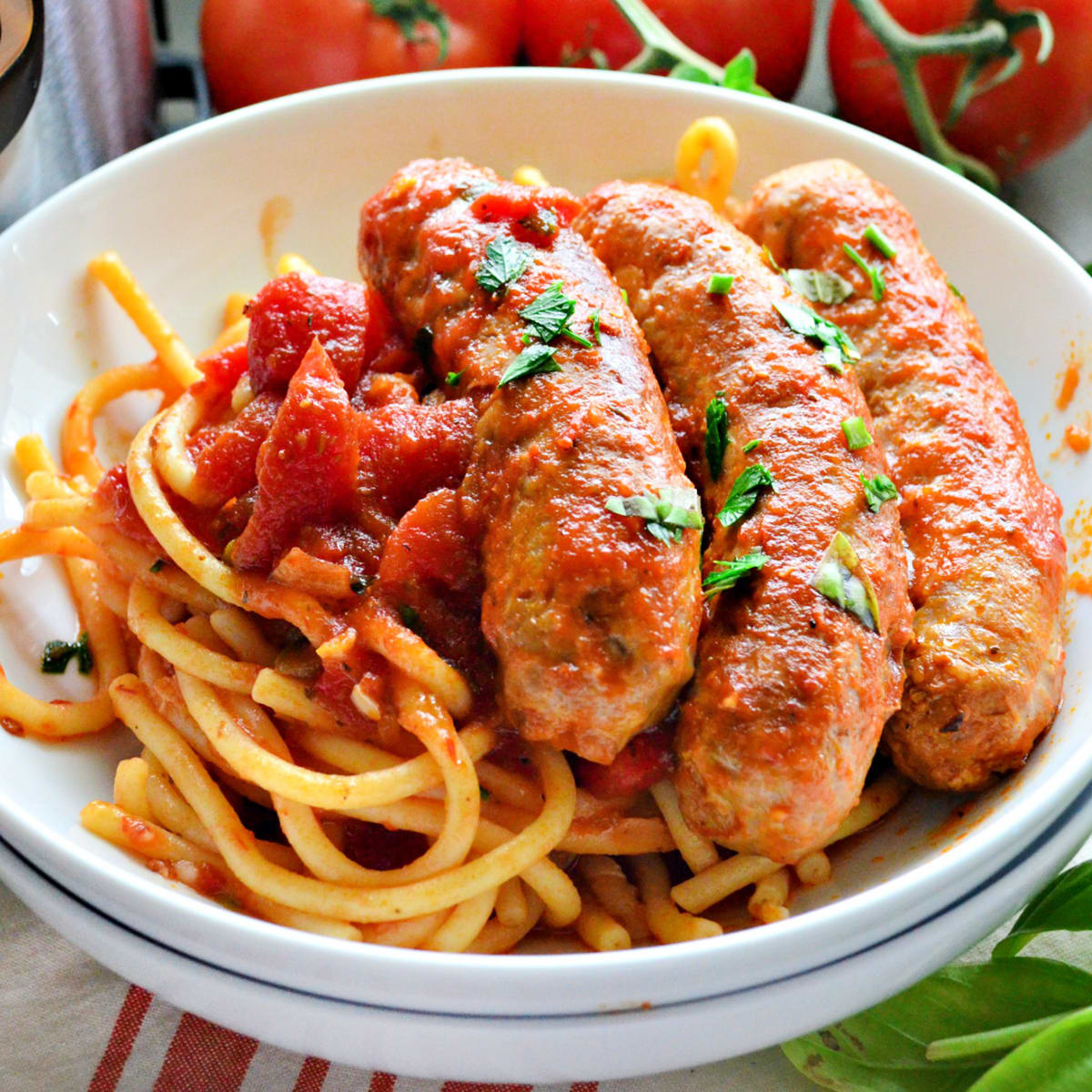 Order Pasta with Sausage food online from Buonos Pizza store, Gilbert on bringmethat.com
