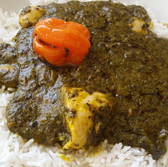 Order Cassave Leaf Stew Lunch  food online from Lilly Corner store, Norfolk on bringmethat.com