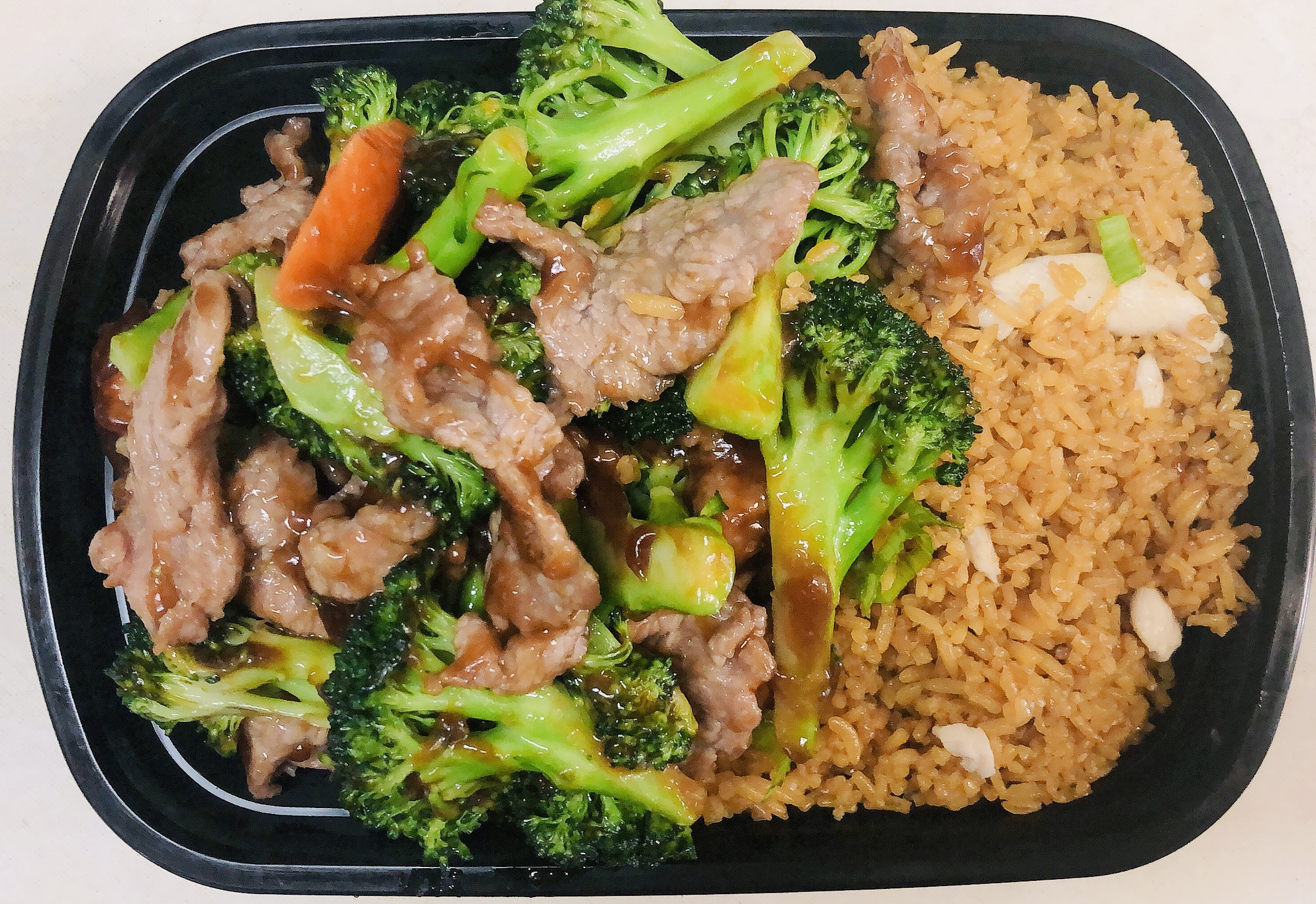Order C5.芥兰牛 Beef with Broccoli Dinner food online from Asian Express store, Radcliff on bringmethat.com
