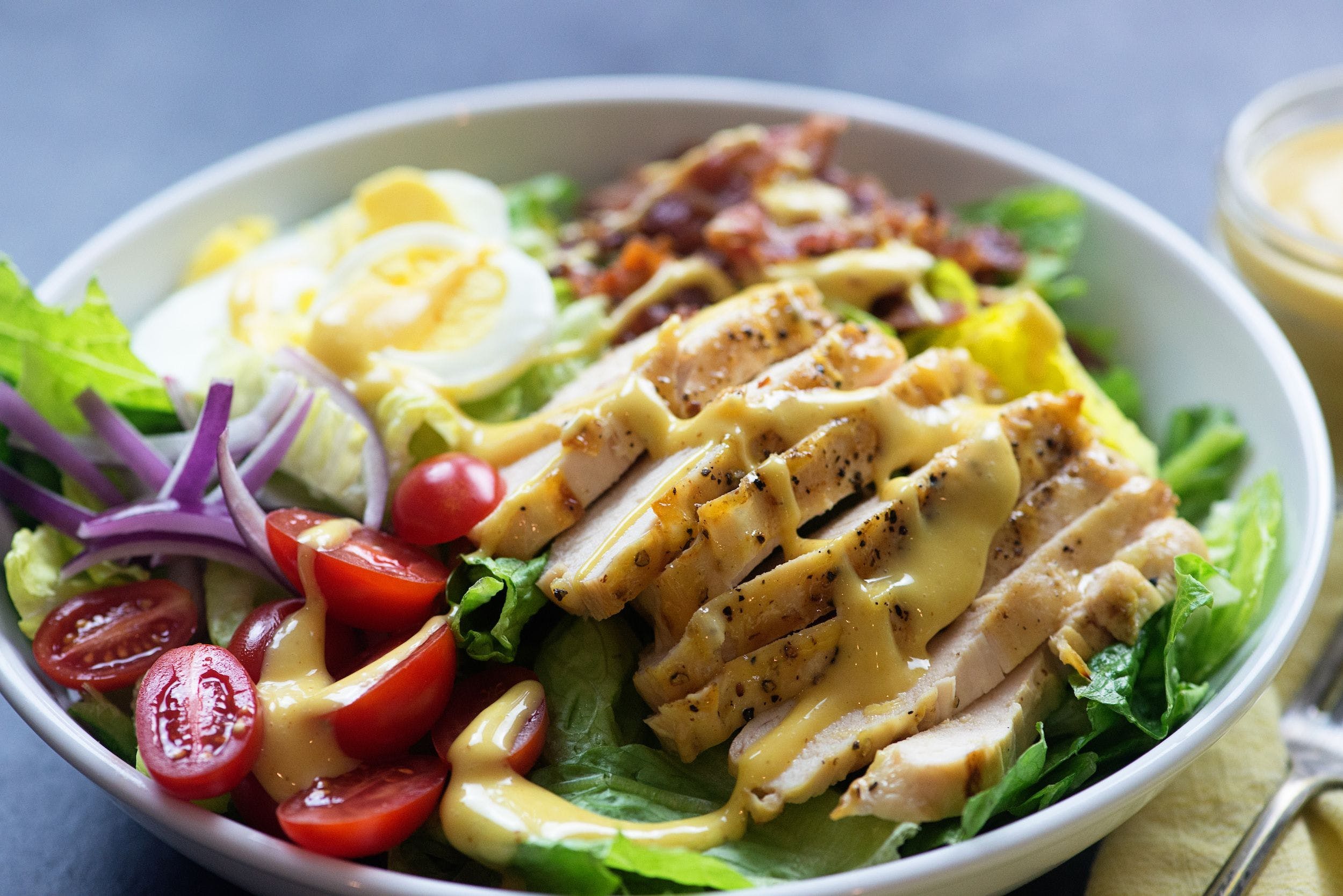 Order Grilled Chicken Salad - Small food online from Taste of Tuscany store, Wayne on bringmethat.com