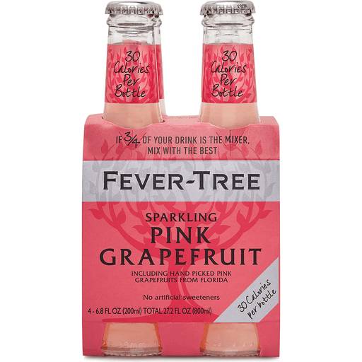 Order Fever-Tree Pink Grapefruit (4PK 6.8 OZ) 129934 food online from BevMo! store, Greenbrae on bringmethat.com