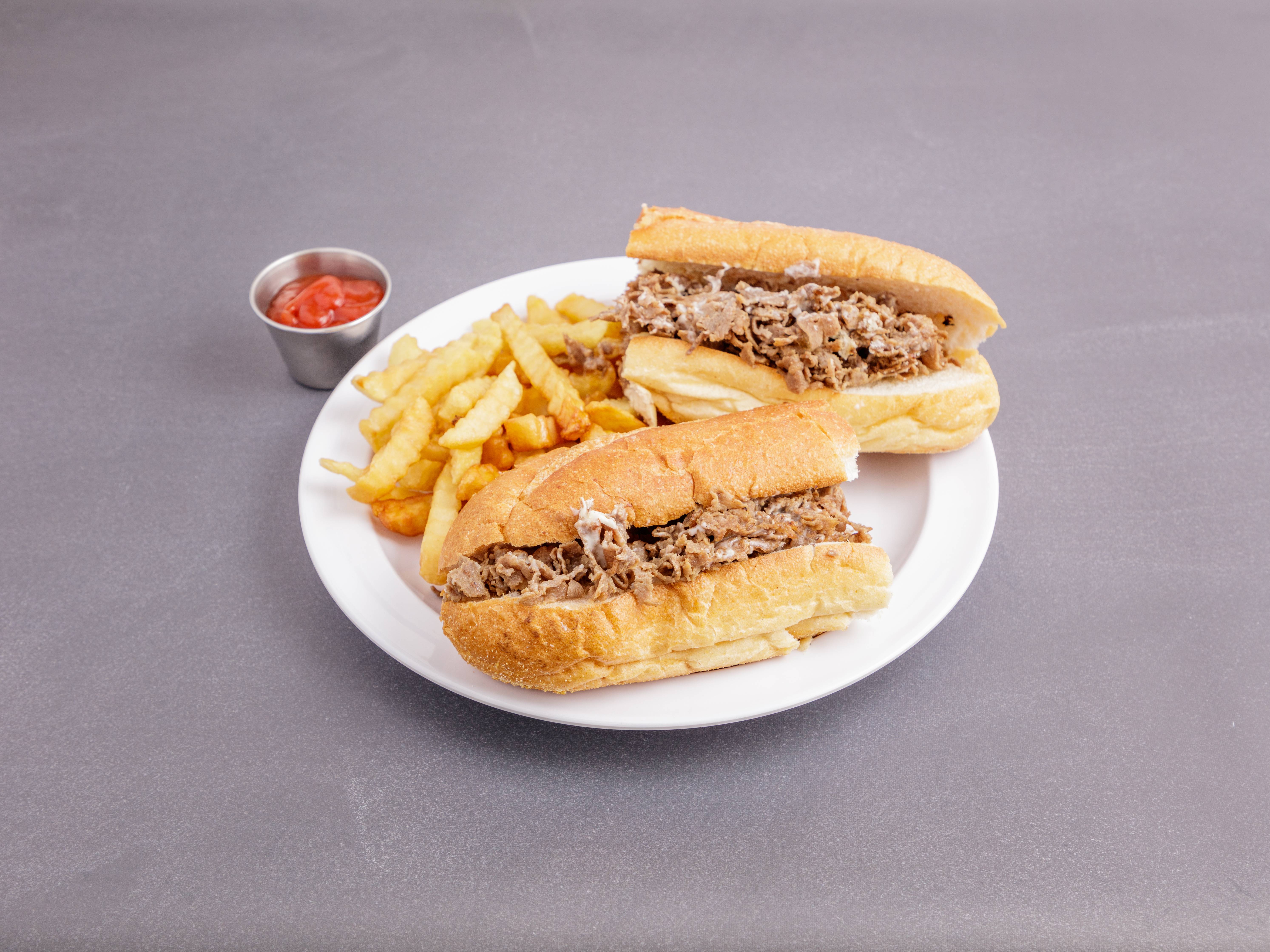 Order Cheesesteak Sandwich food online from Rosa Pizza store, Ewing on bringmethat.com
