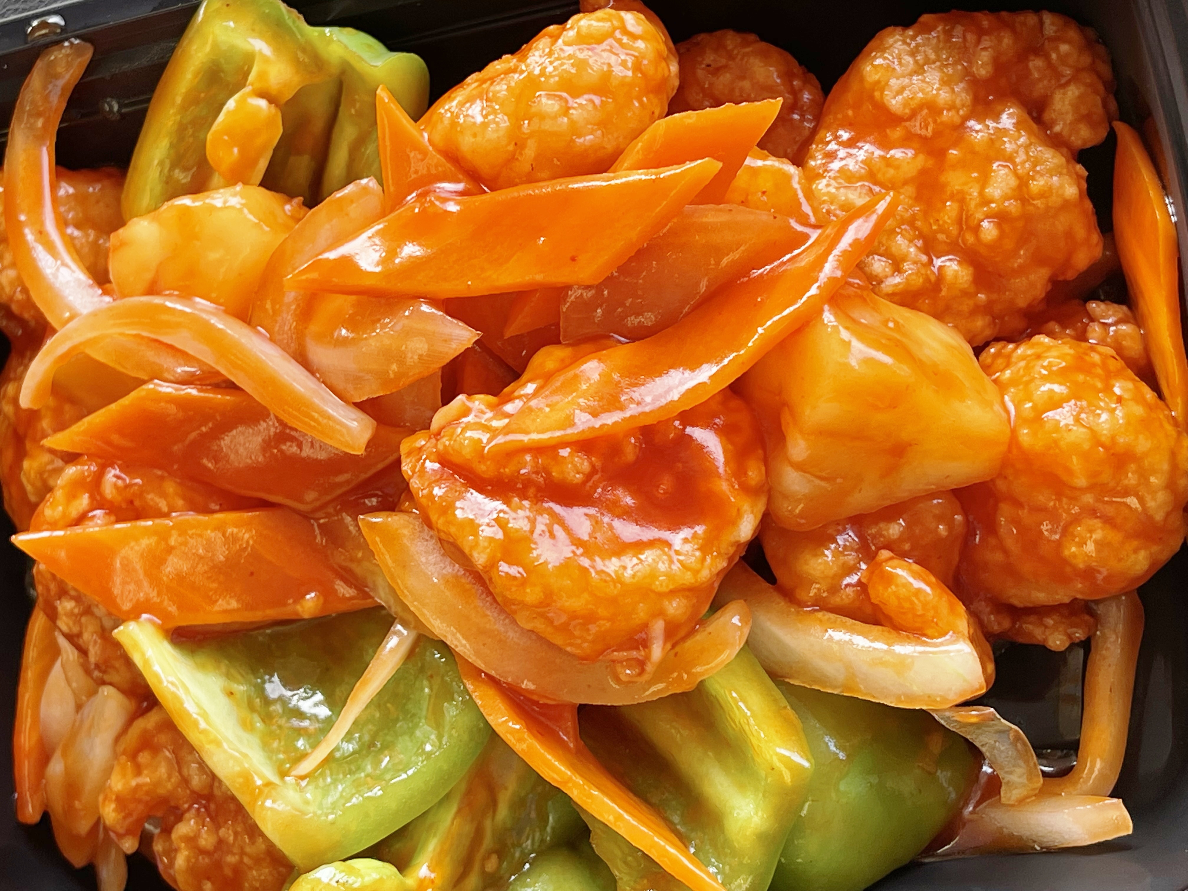 Order 23B. Sweet and Sour Shrimp Chef Special food online from Chef Ming's Kitchen store, Beverly Hills on bringmethat.com