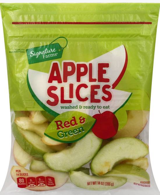 Order Signature Farms · Red & Green Apple Slices (14 oz) food online from Safeway store, Fountain Hills on bringmethat.com