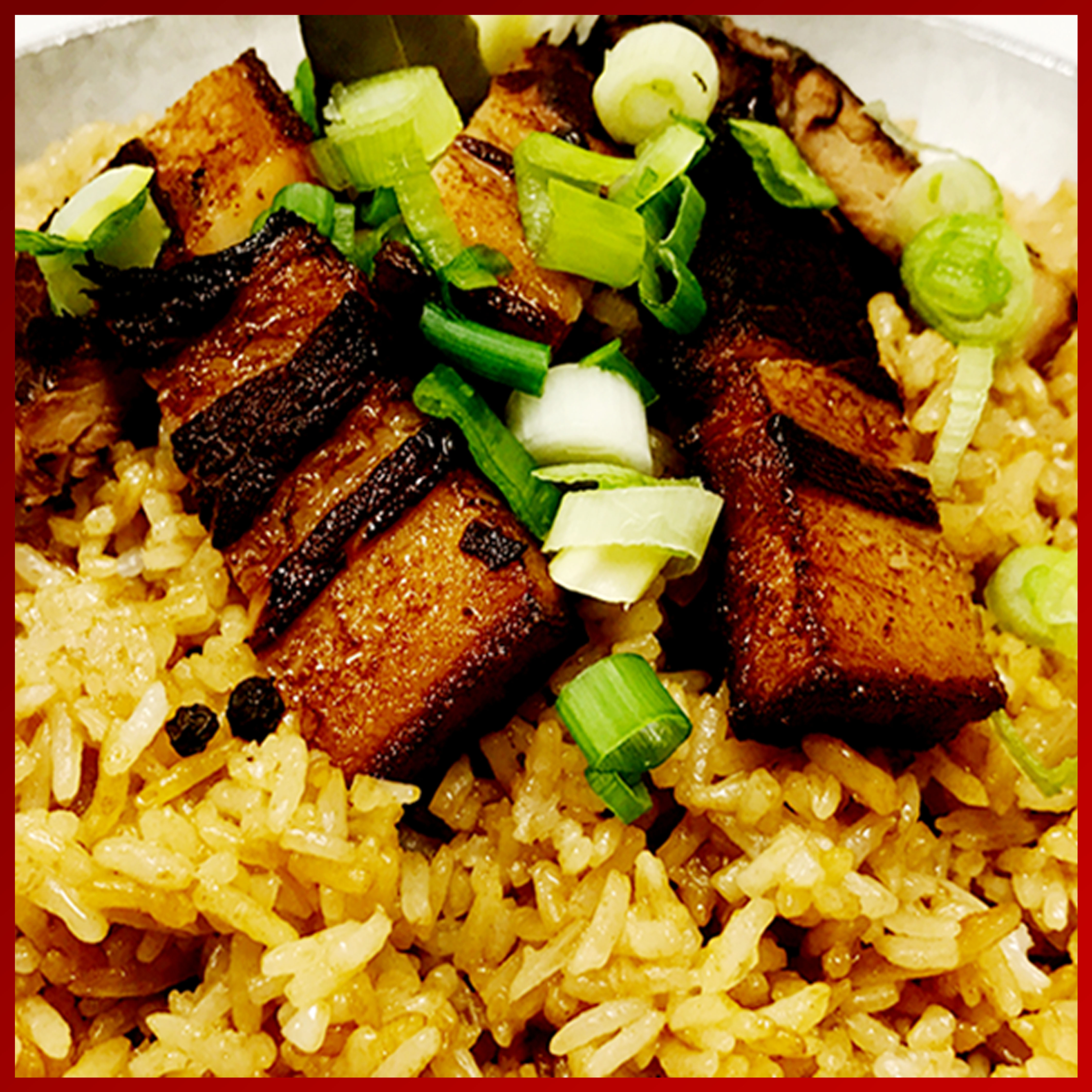 Order Adobo Rice food online from Isla Restaurant store, San Bruno on bringmethat.com