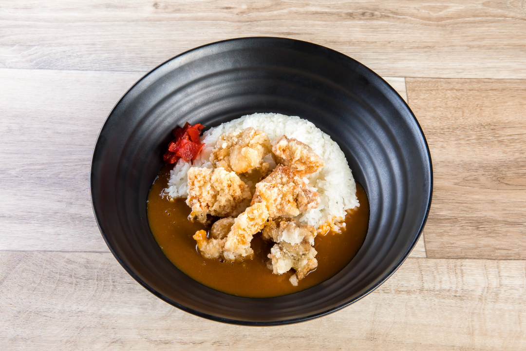 Order Karaage Curry Rice food online from Shin-Sen-Gumi Hakata Ramen Express store, Anaheim on bringmethat.com
