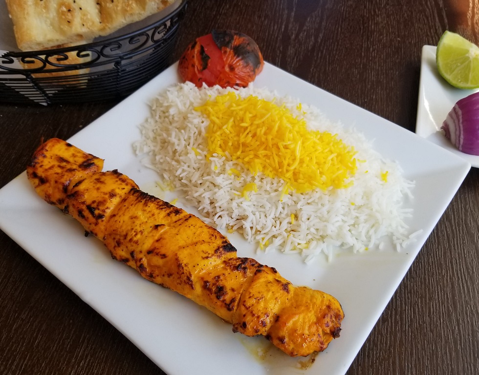 Order Chicken Breast Kabob food online from Kabob On The Cliff store, Rutherford on bringmethat.com