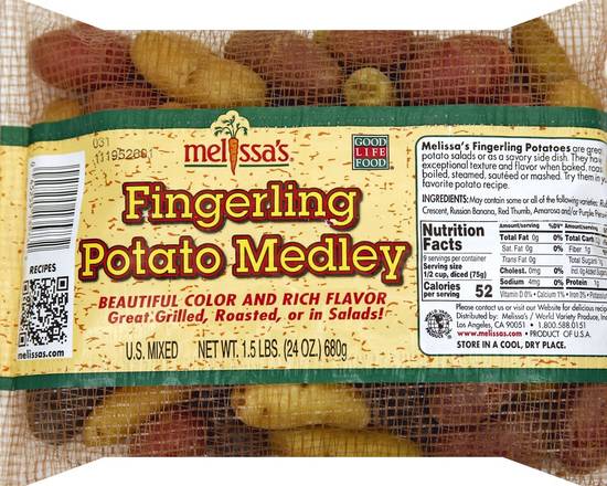 Order Melissa's · Fingerling Potato Medley (1.5 lbs) food online from Jewel-Osco store, Oswego on bringmethat.com