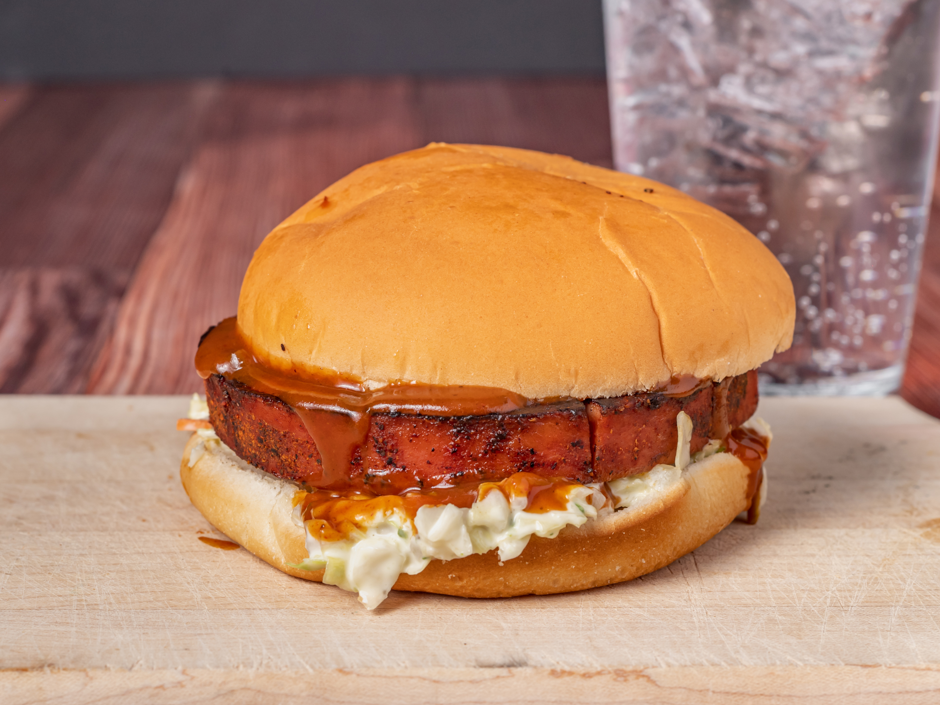 Order Smoked BBQ Bologna Sandwich food online from Tops Bar-B-Q store, Southaven on bringmethat.com
