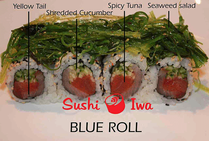 Order BLUE food online from Sushi Iwa store, Clayton on bringmethat.com