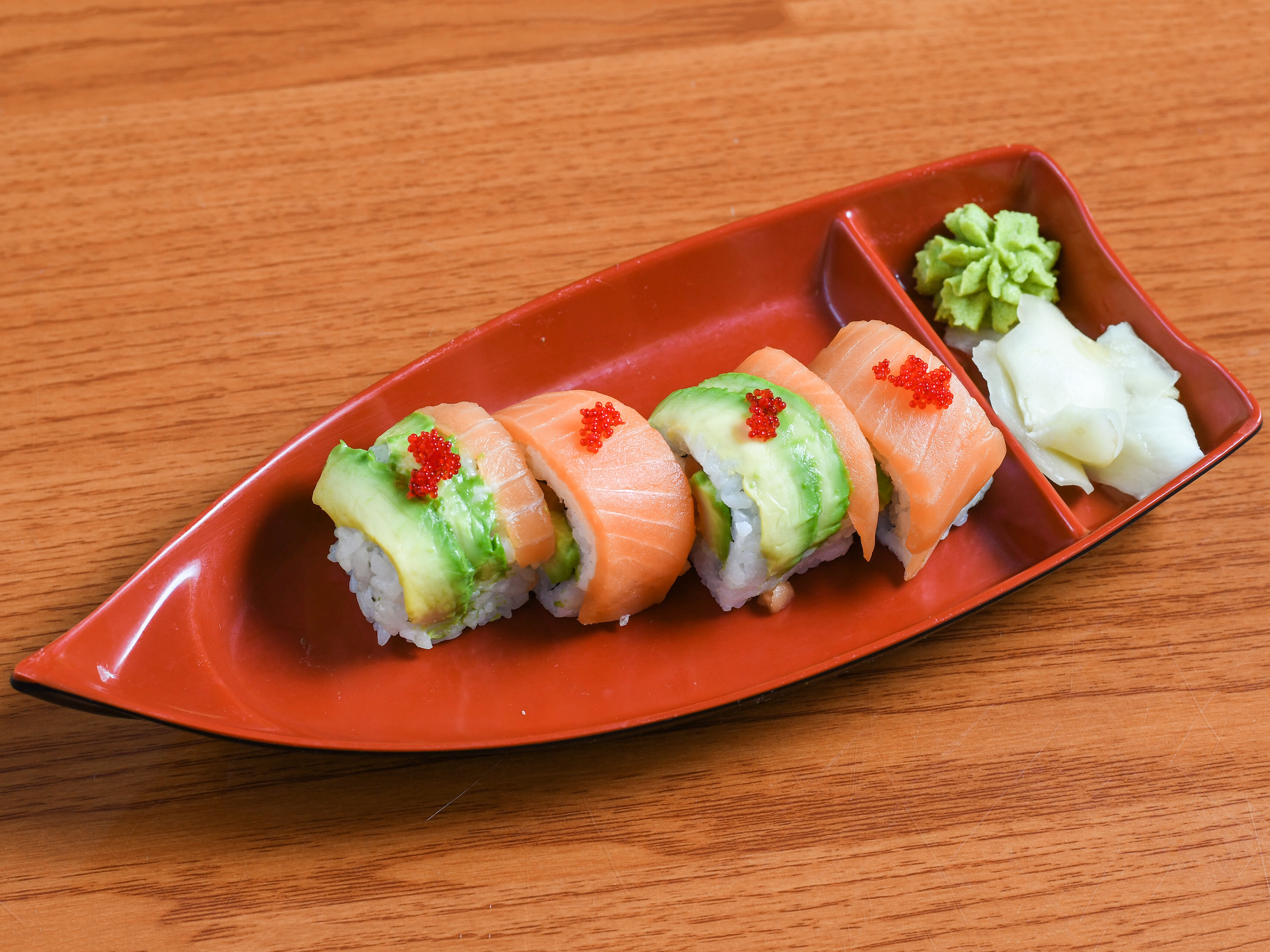 Order Salmon Lover's Roll food online from Mr Sushi store, Asheville on bringmethat.com