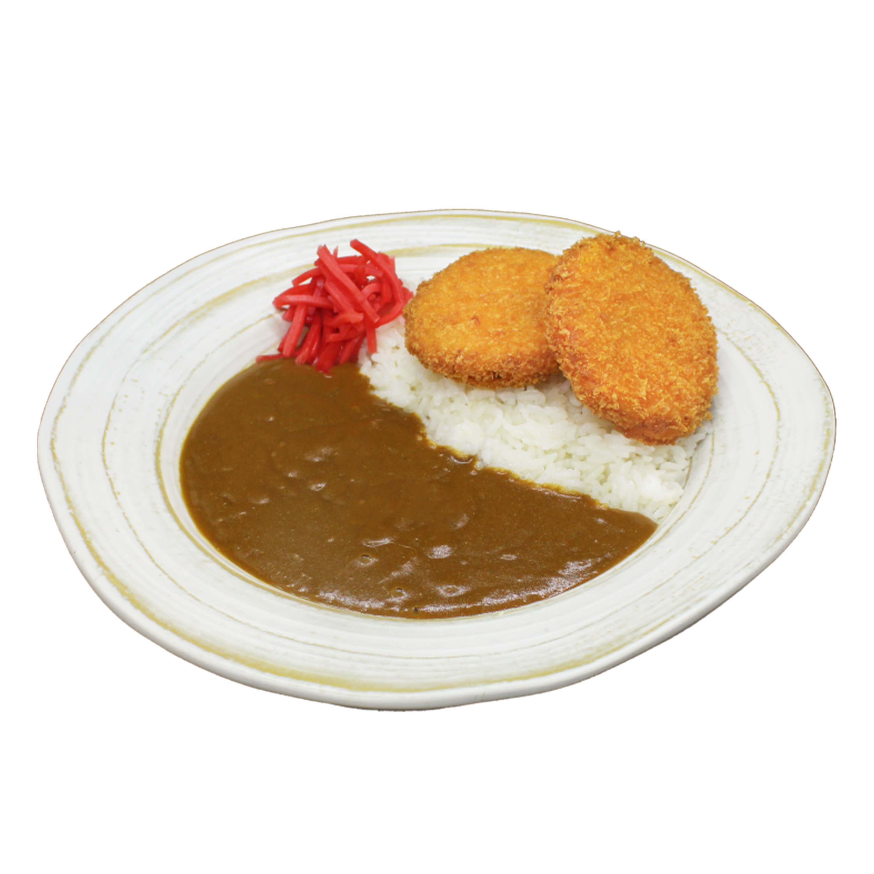 Order Croquette Curry Plate food online from Tsurumaru Udon Honpo store, Los Angeles on bringmethat.com
