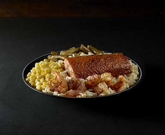 Order Grilled Salmon & Shrimp Platter food online from Long John Silver's store, Lake Worth on bringmethat.com