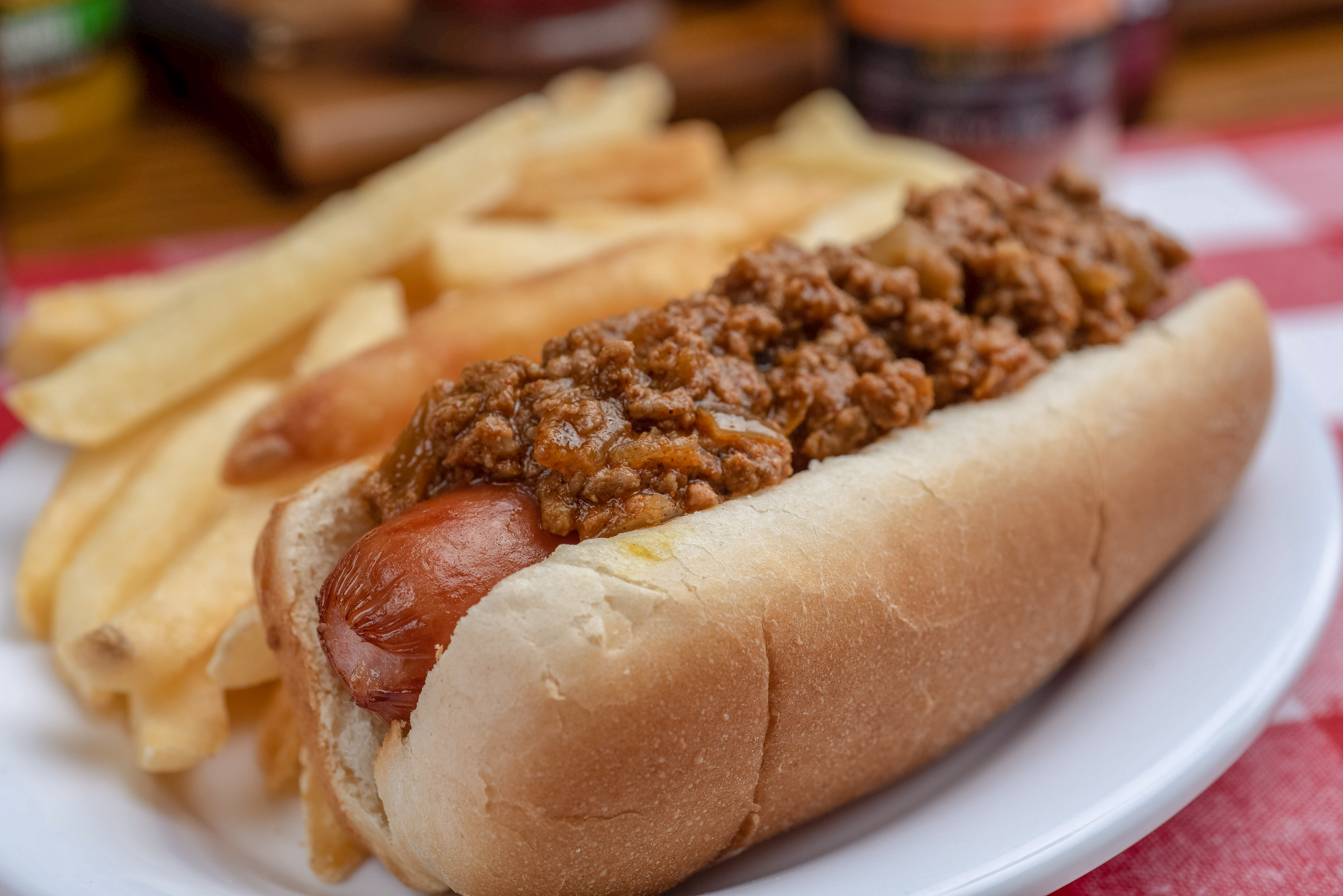 Order Chili Dog - Hot Dog food online from Maurice's Piggie Park store, Columbia on bringmethat.com