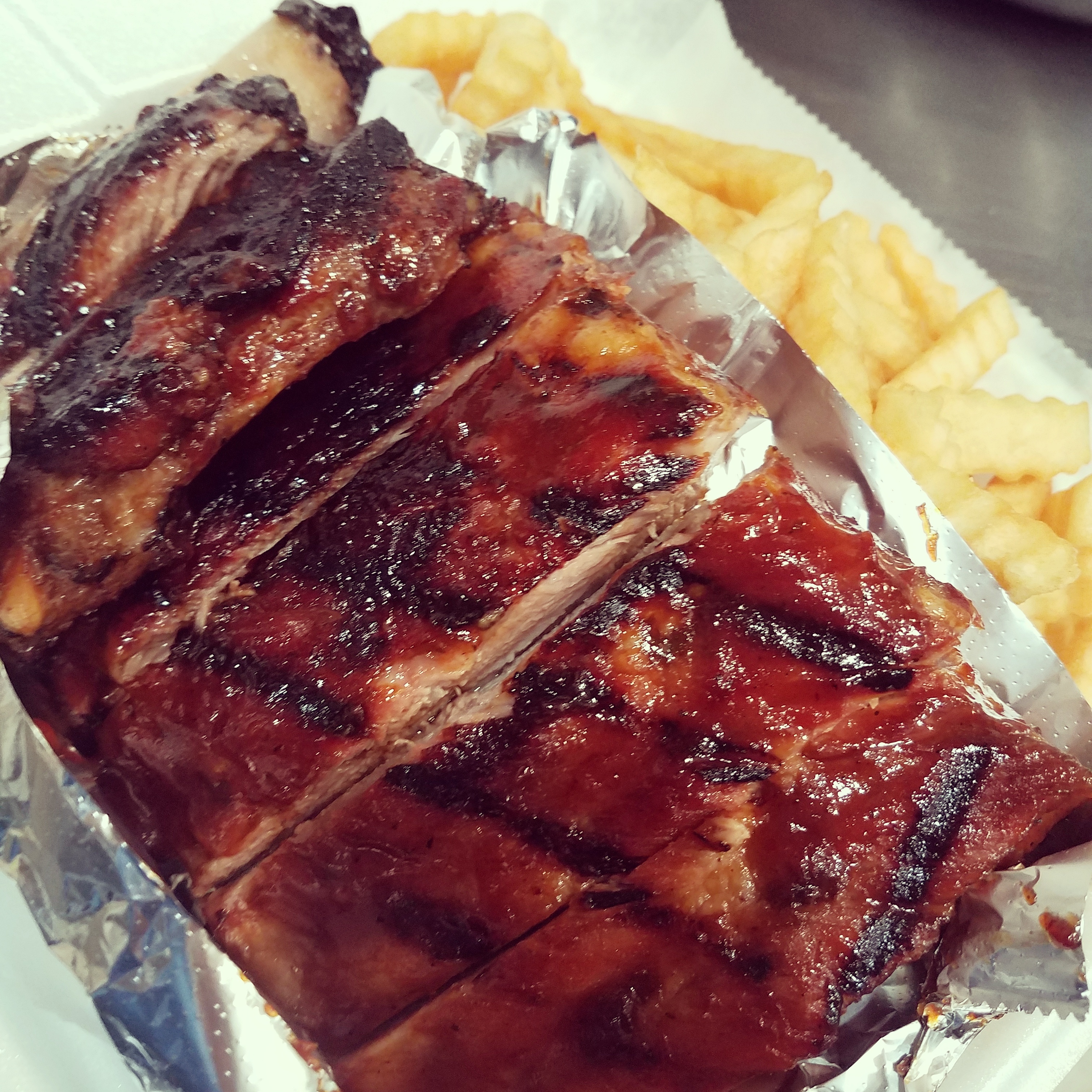Order St. Louis Style Ribs food online from Chara Kitchen store, Bellport on bringmethat.com