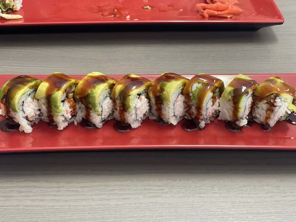 Order #18. Caterpillar Roll food online from 760 Sushi Bros store, Victorville on bringmethat.com