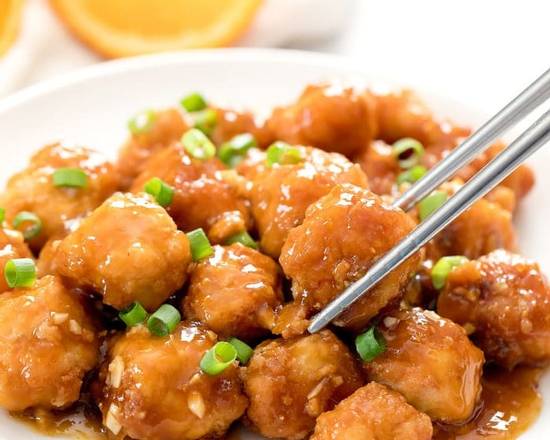Order Orange Chicken food online from East China store, Aurora on bringmethat.com