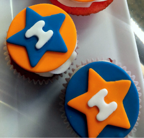 Order Houston Astros cupcake  food online from Cynthia Kitchen store, Humble on bringmethat.com