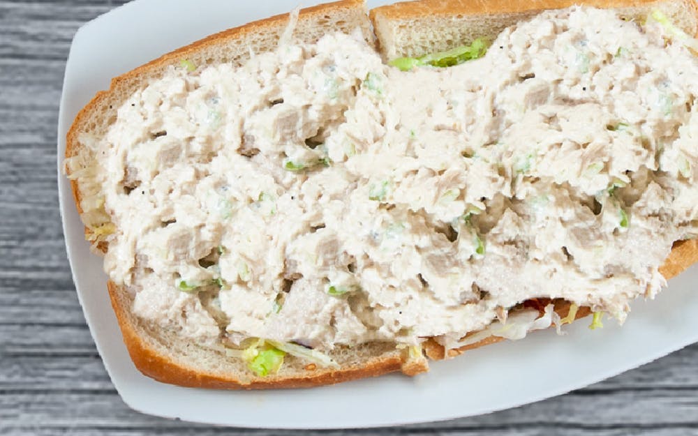 Order Chicken Salad Sub - Small food online from Seasons Pizza store, Wilmington on bringmethat.com