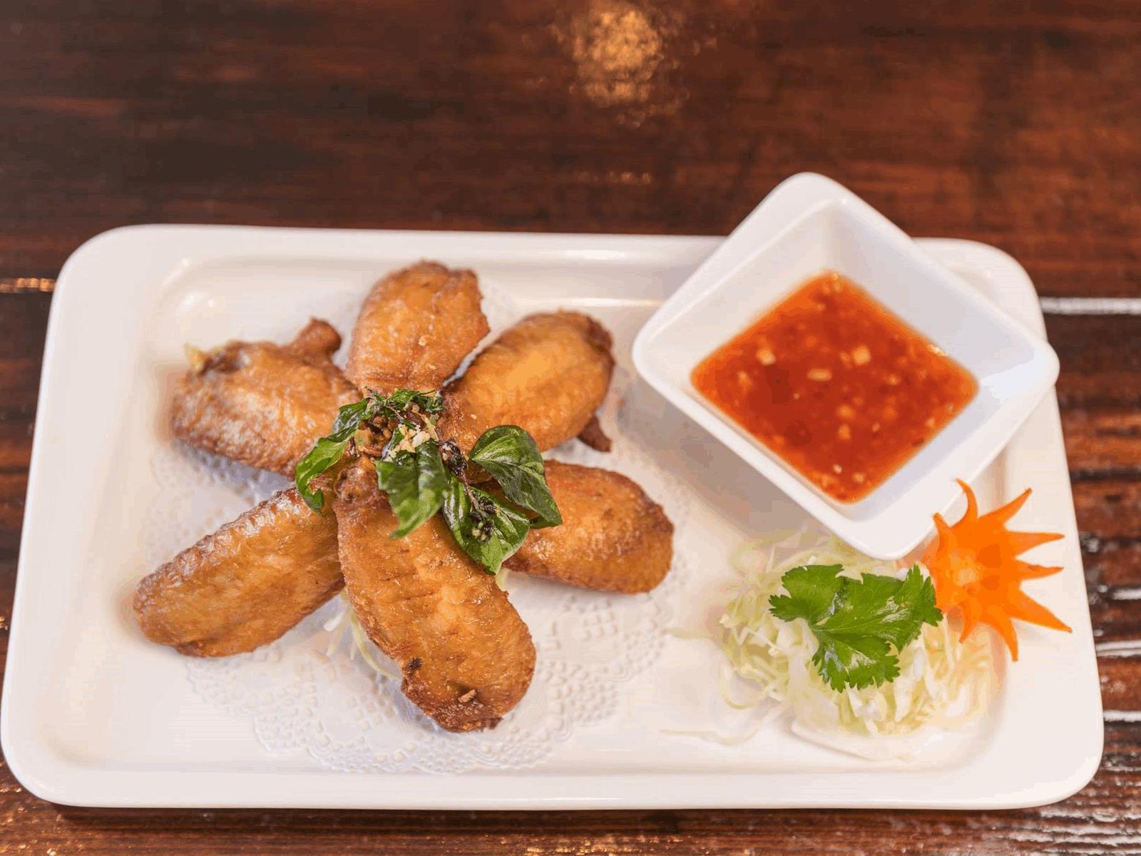 Order Chicken Wings food online from Charm Thai Eatery store, San Mateo on bringmethat.com