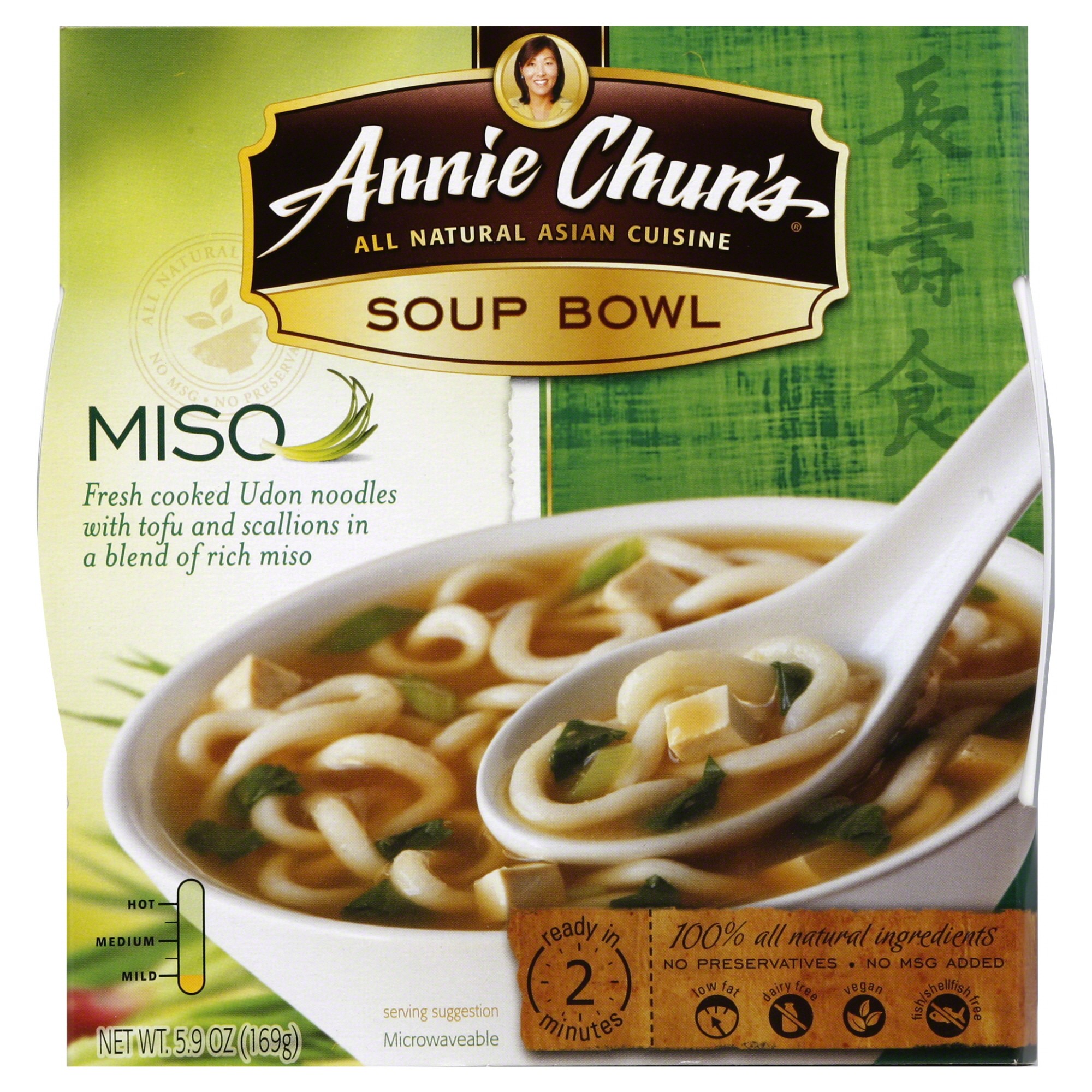 Order Annie Chun's Soup Bowl, Mild Miso - 5.9 oz food online from Rite Aid store, Redwood City on bringmethat.com