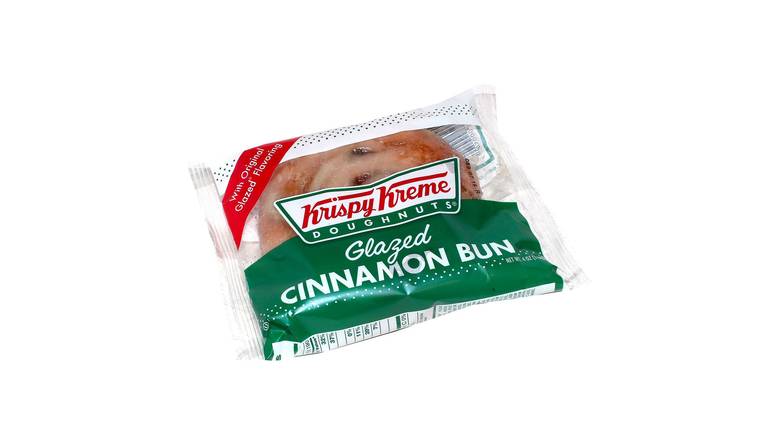 Order Krispy Kreme Glazed Cinnamon Bun food online from Trumbull Mobil store, Trumbull on bringmethat.com