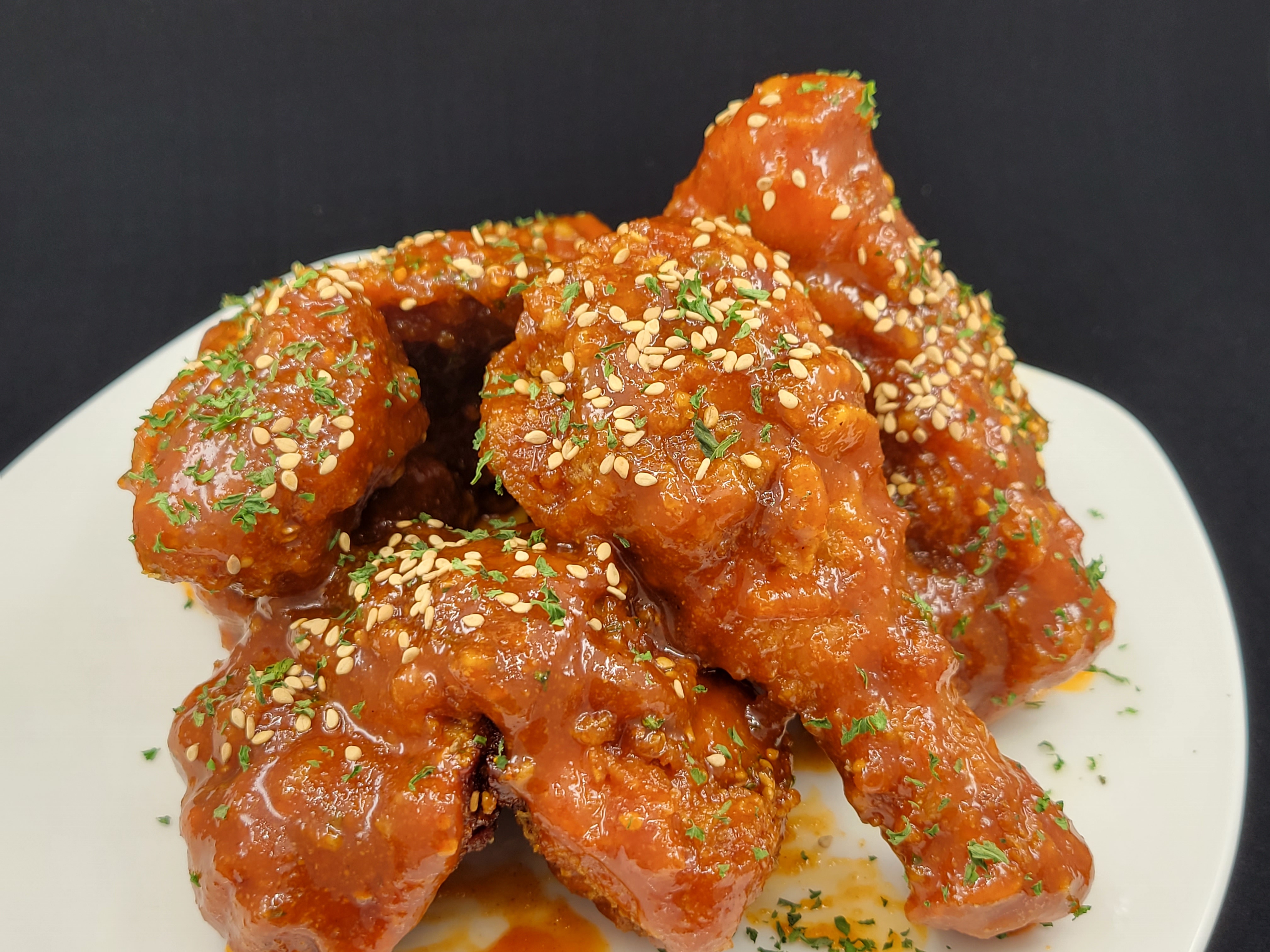 Order T2.️Sweet & Spicy Chicken / 양념 치킨 food online from Food Avenue store, Ridgefield on bringmethat.com