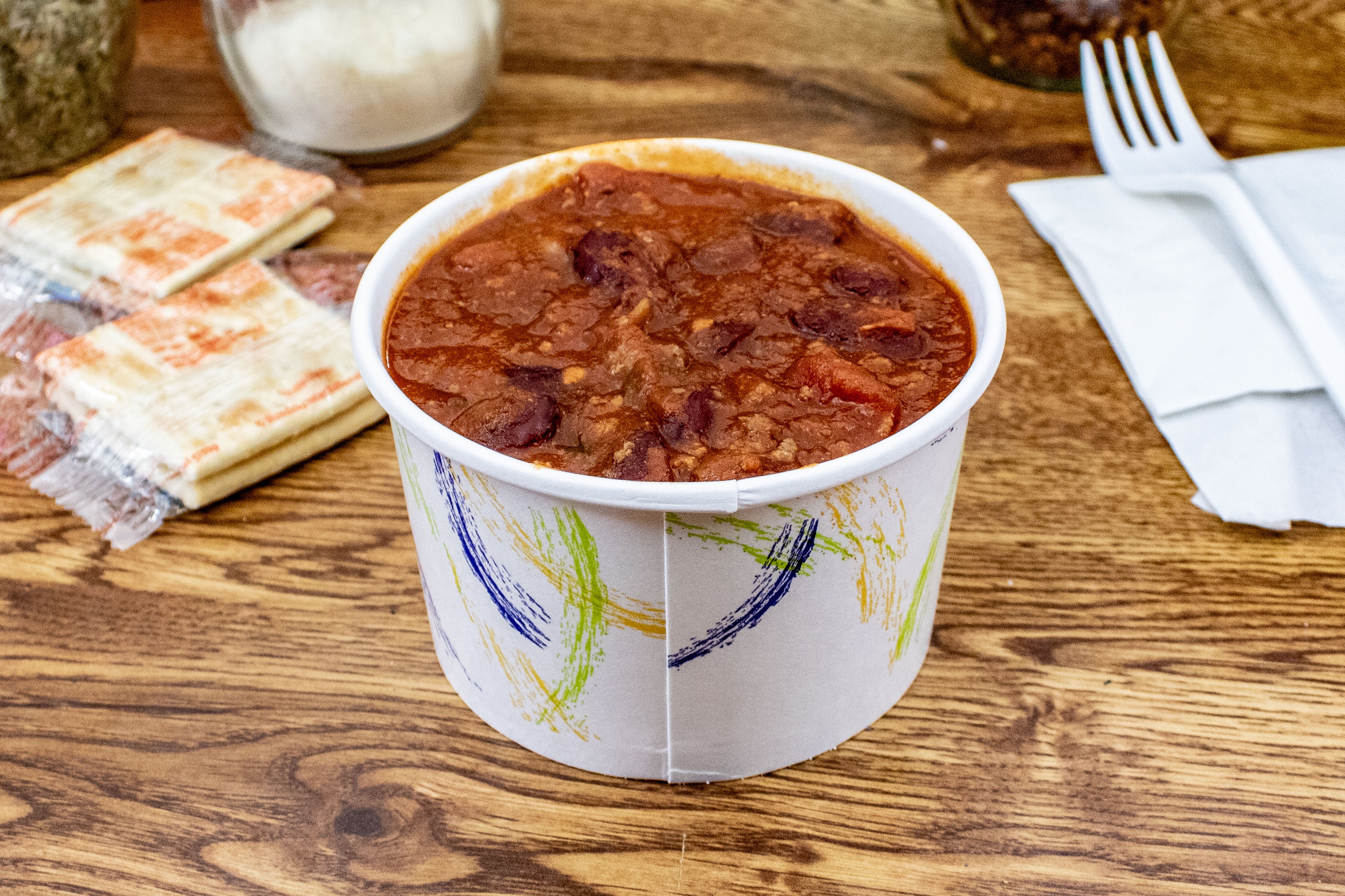 Order Chili - 8 oz. food online from Pac A Sack store, Lumberton on bringmethat.com