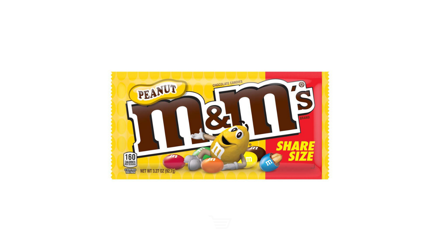 Order M&M's Peanut Share Size 3.27 oz food online from Golden Rule Liquor store, West Hollywood on bringmethat.com