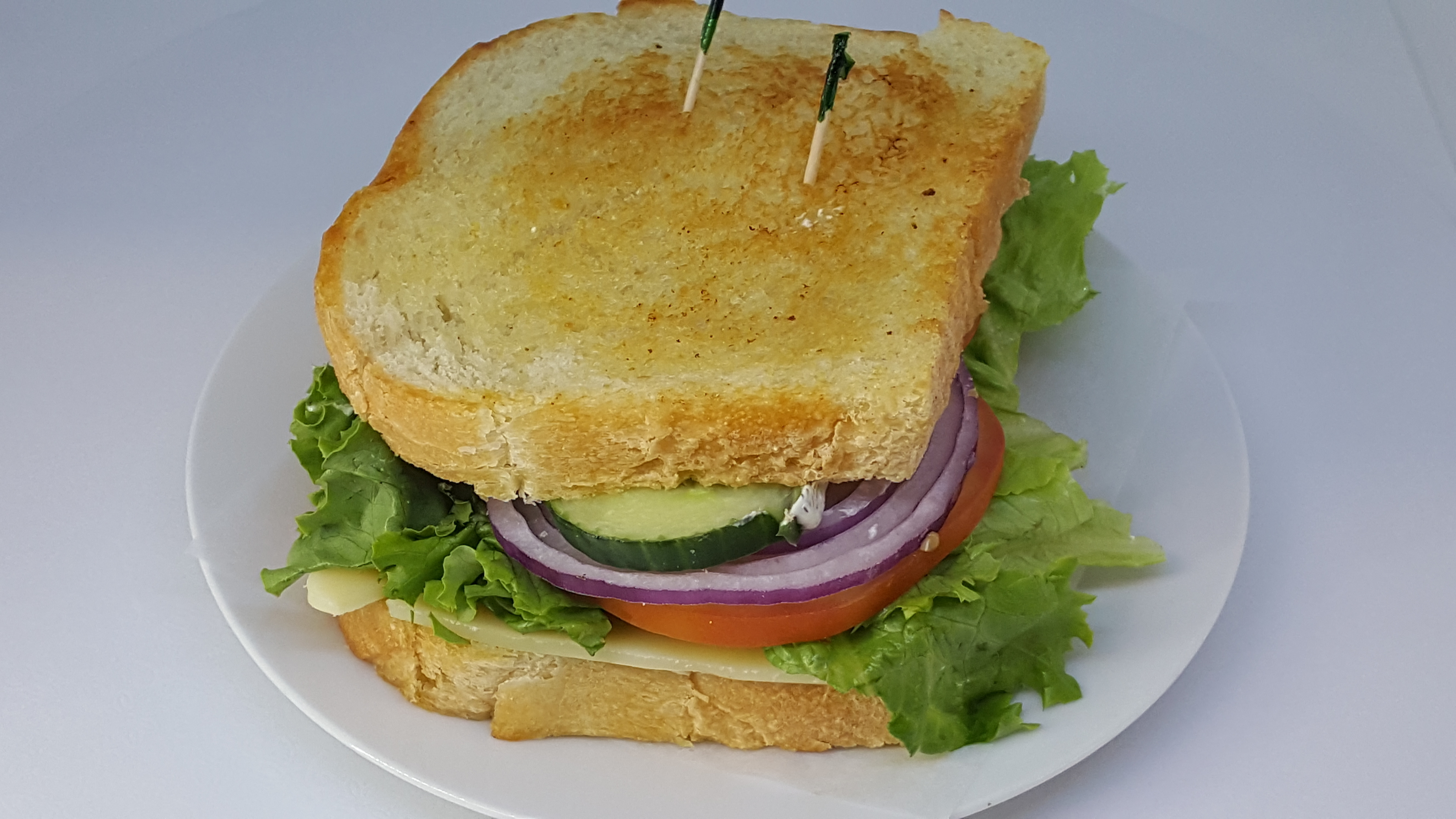 Order Veggie Sandwich food online from La Bakery store, Carson City on bringmethat.com