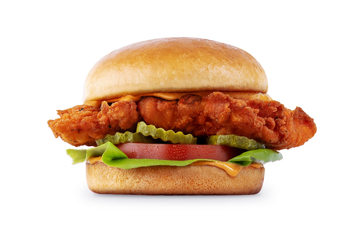 Order Spicy Chicken Deluxe Sandwich food online from PDQ store, Columbia on bringmethat.com