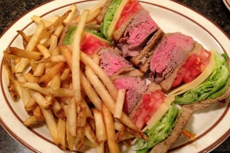 Order Roast Beef and Bacon Club food online from Pennsburg Diner store, Pennsburg on bringmethat.com