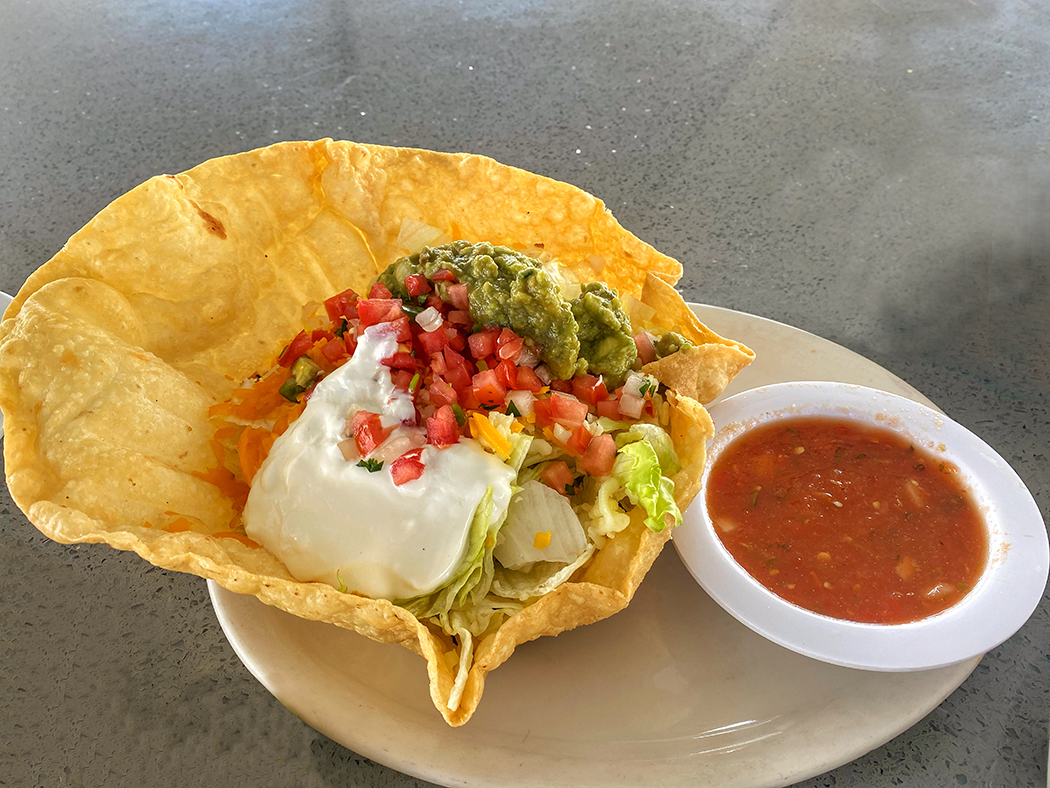 Order Taco Salad food online from Cappy's Cafe store, Newport Beach on bringmethat.com