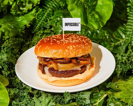 Order Stress Less Mushroom Swiss Impossible™ Burger food online from Burger Me store, Salinas on bringmethat.com