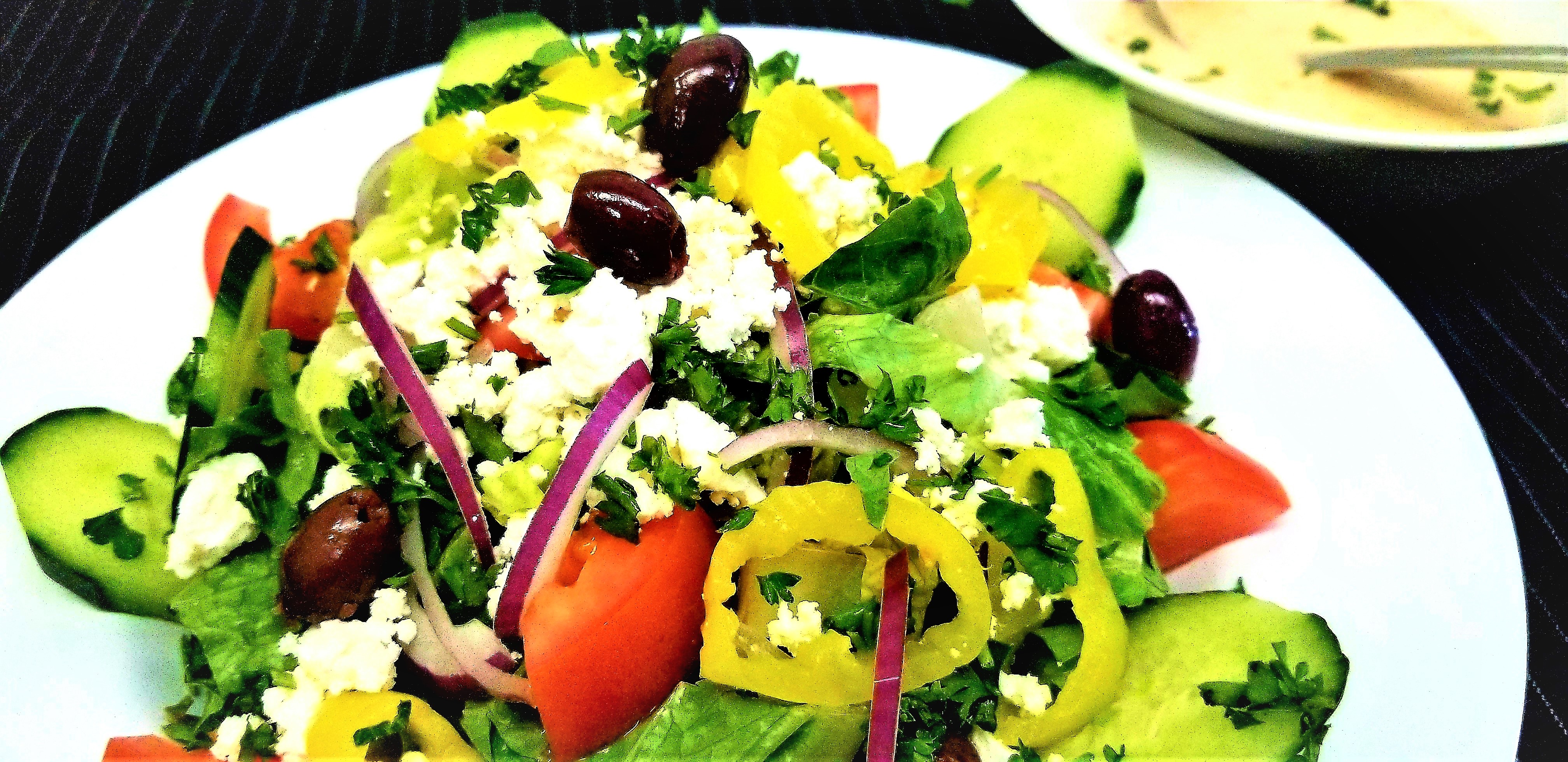 Order Greek Salad food online from Pita Island store, Gilbert on bringmethat.com
