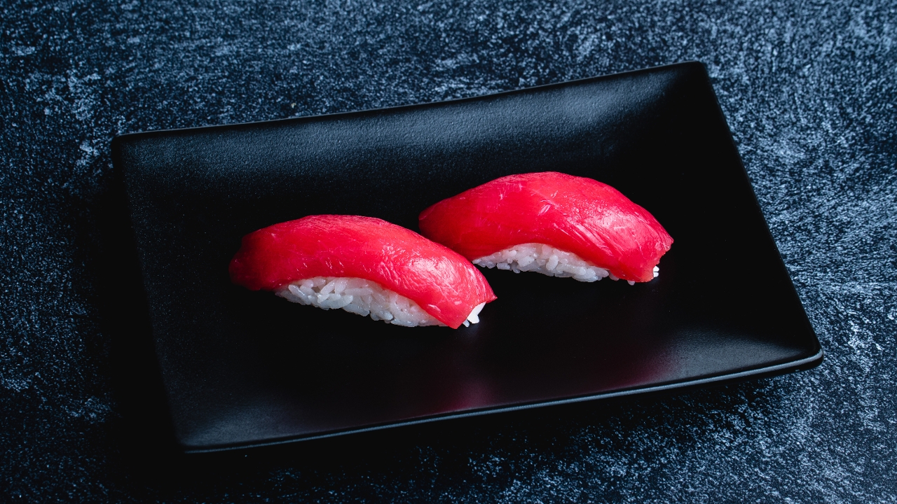 Order Tuna Sushi food online from Bento & Noodles store, Chula Vista on bringmethat.com