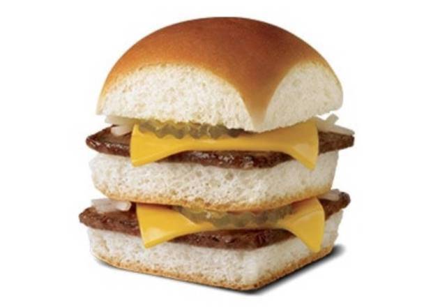 Order DOUBLE CHEESE SLIDER CAL 300-330 food online from White Castle store, Toms River on bringmethat.com