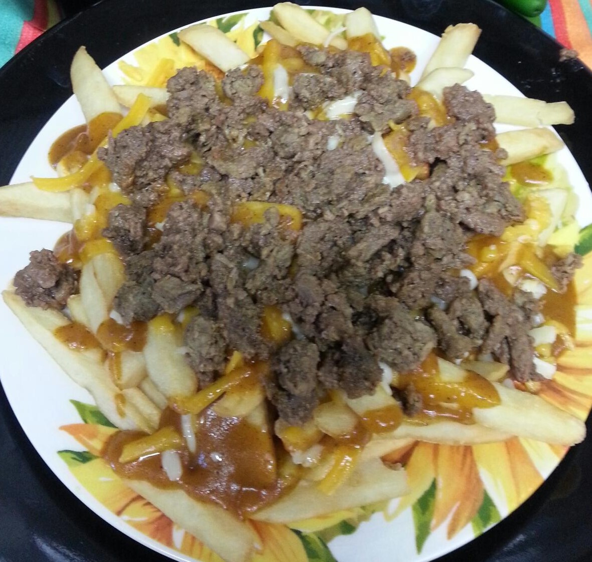 Order Chili Cheese Fries with Meat food online from Burrito Factory store, Sunland on bringmethat.com
