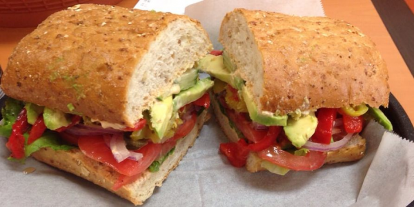 Order Veggie Sandwich food online from Lou's Cafe store, San Francisco on bringmethat.com