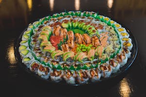 Order 12 Roll Platter Combo food online from Sushi Sakura store, Pikesville on bringmethat.com