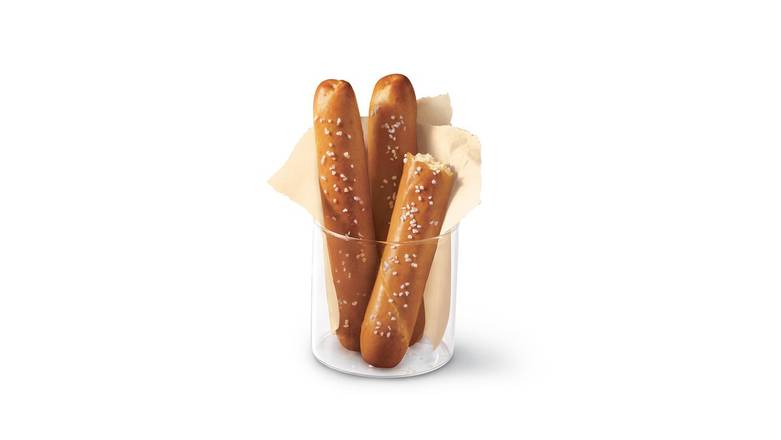 Order DQ® Bakes!® Pretzel Sticks with Zesty Queso food online from Dairy Queen Grill & Chill store, Gettysburg on bringmethat.com