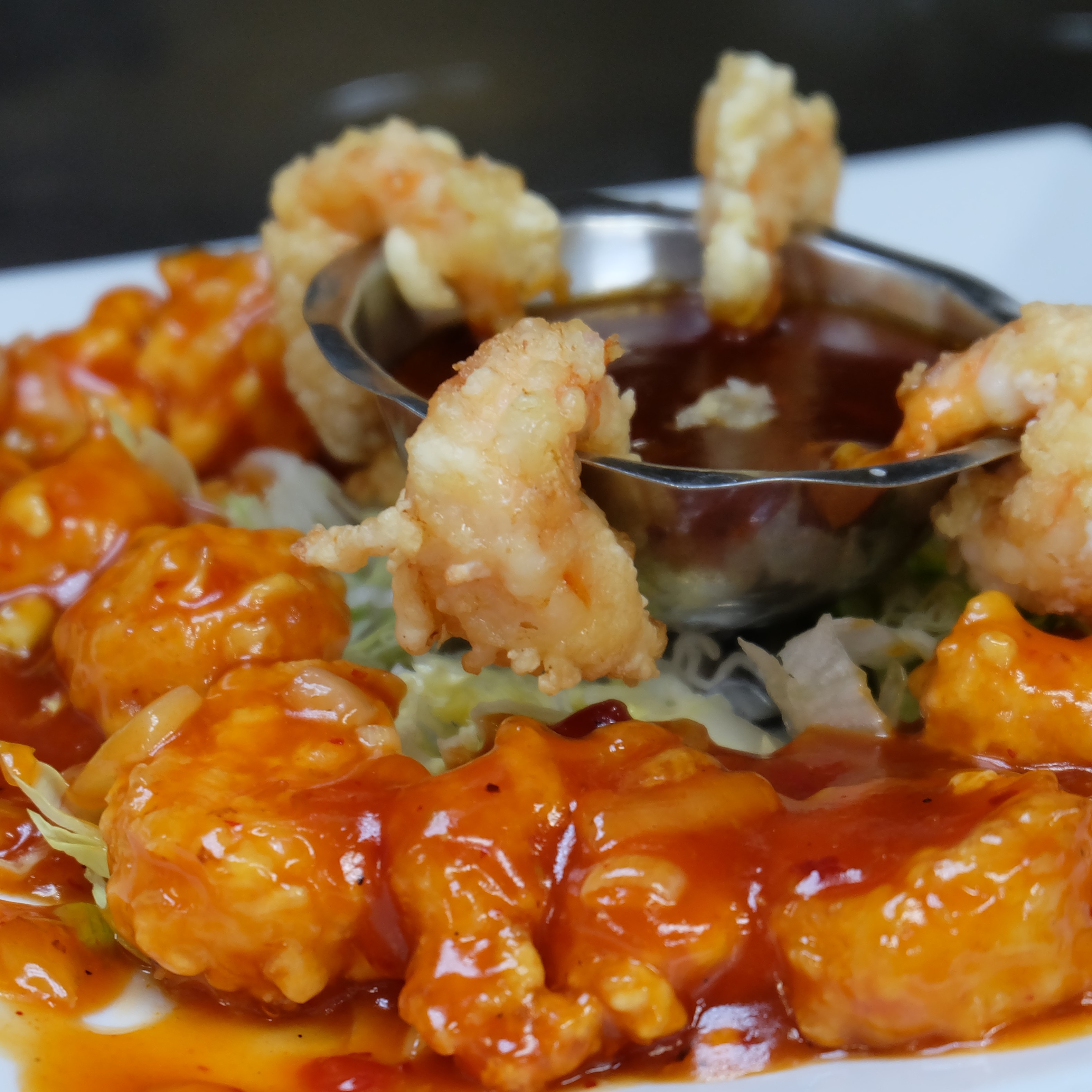 Order Dragon Prawn food online from Red Pepper Chinese Restaurant store, RICHFIELD on bringmethat.com