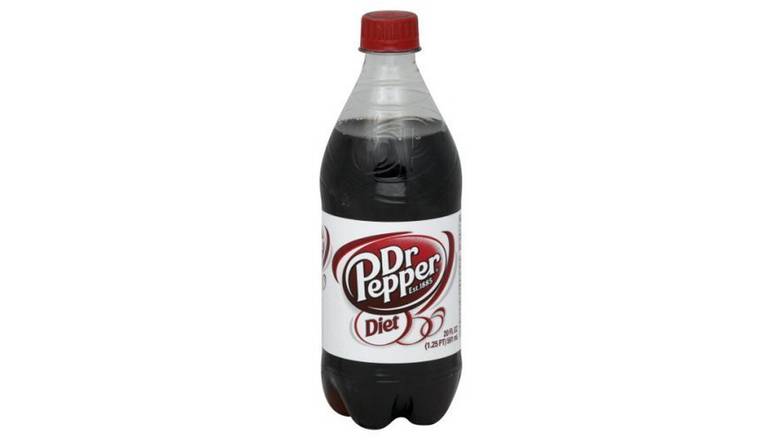 Order Dr. Pepper Diet Soda 20 oz food online from Valero Food Mart store, Murrayville on bringmethat.com