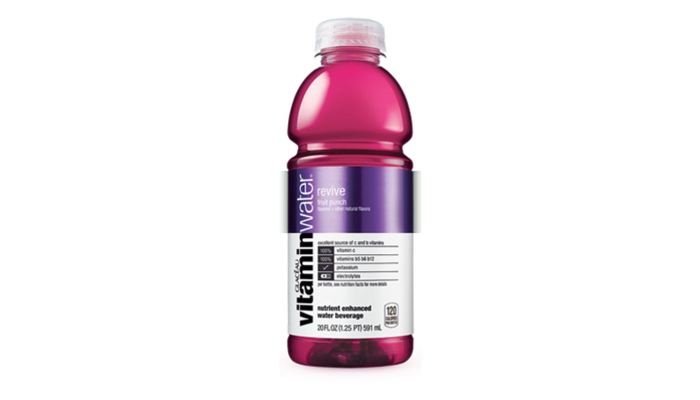 Order Glaceau Vitamin Water Nutrient Enhanced Water Beverage Revive - Fruit Punch 20 oz Bottle food online from Country Cousins Liquor & Jr Market store, Sylmar on bringmethat.com
