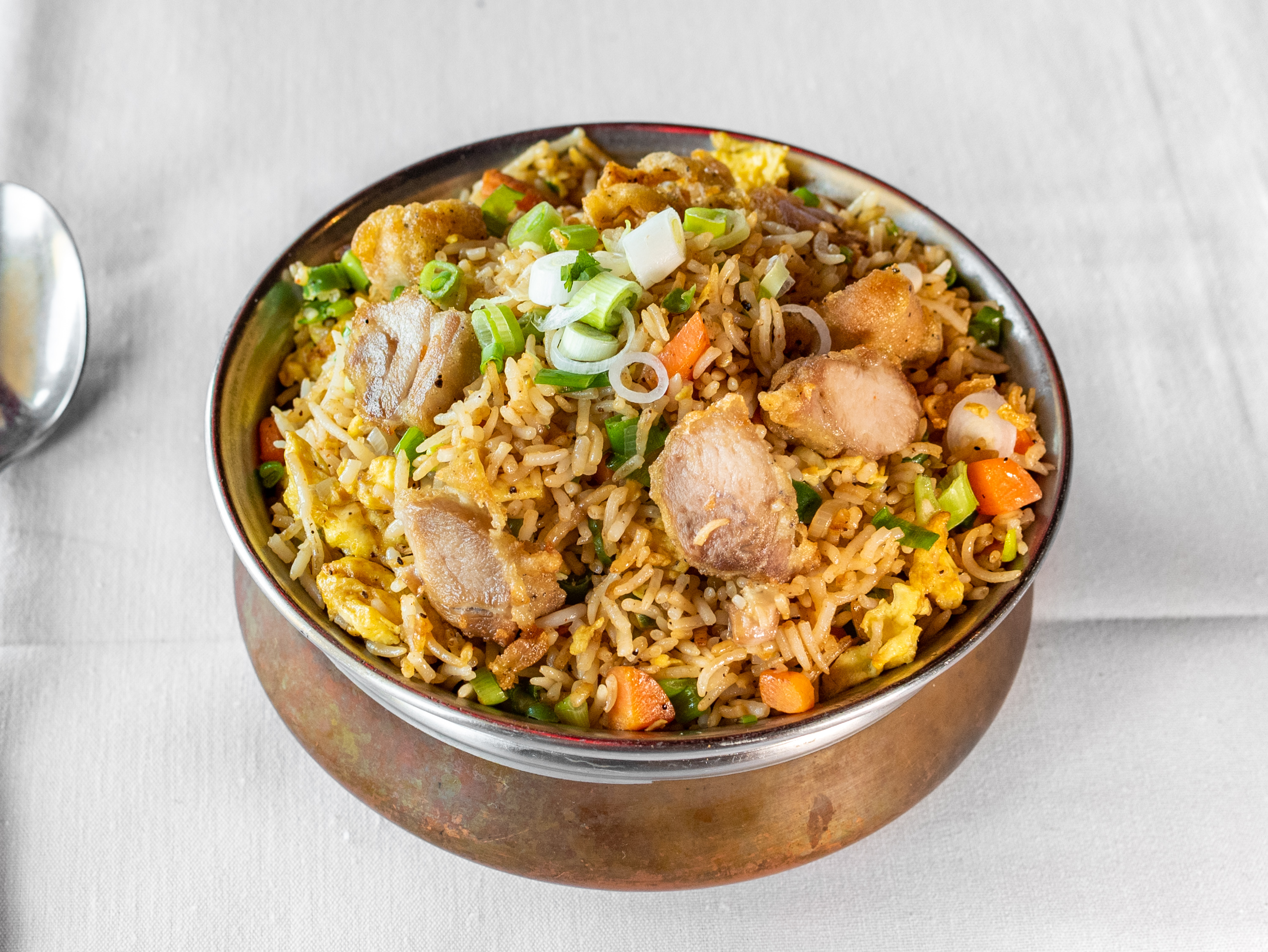 Order Chicken Fried Rice food online from Tamarind Indian Cuisine store, Sterling on bringmethat.com